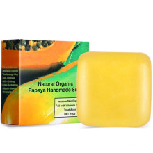 Natürliche Bio Papaya handgemachte abgestorbene Haut Entferner Peeling Seifenriegel